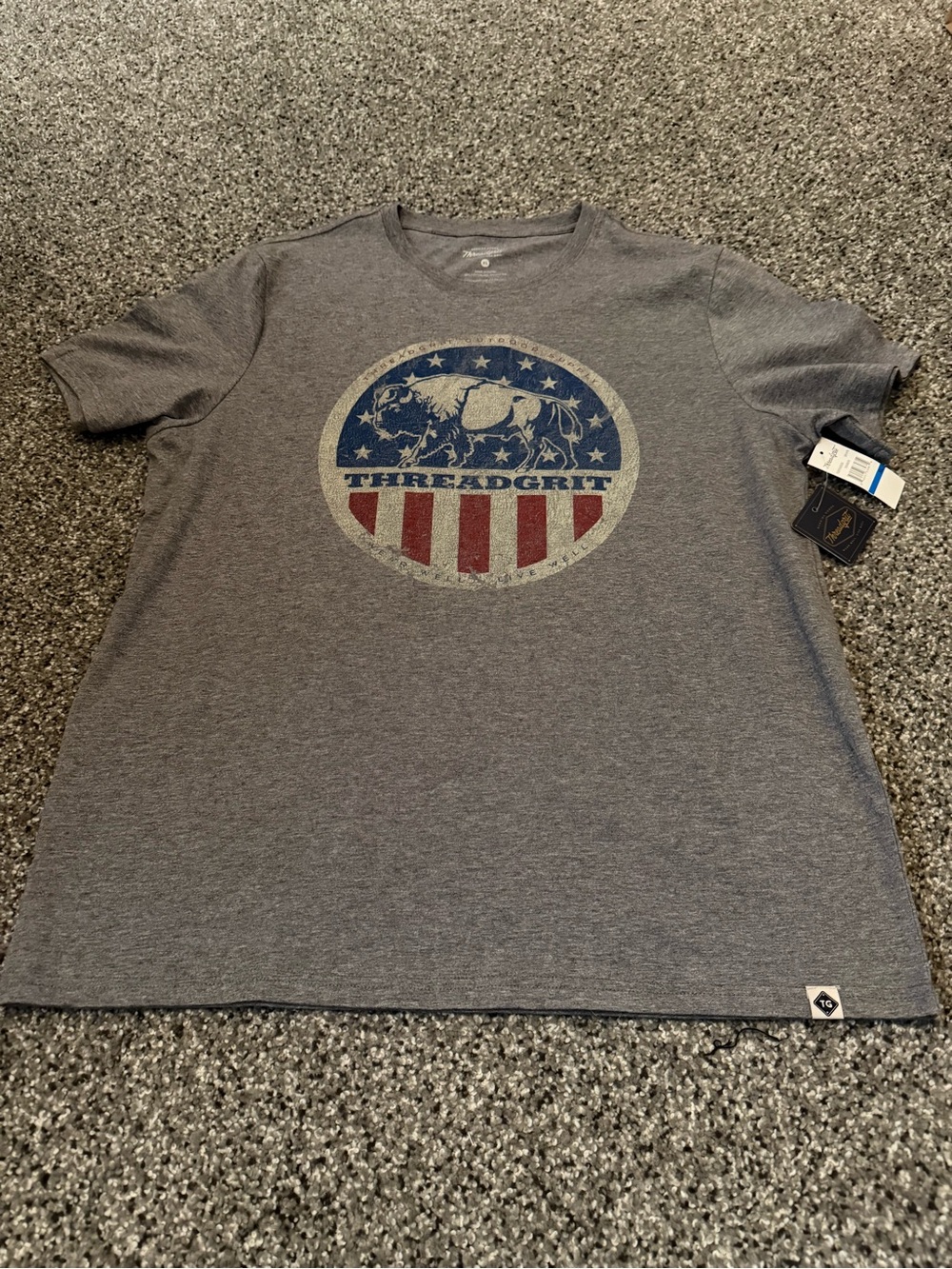 Mens new threadgrit shirt size xl